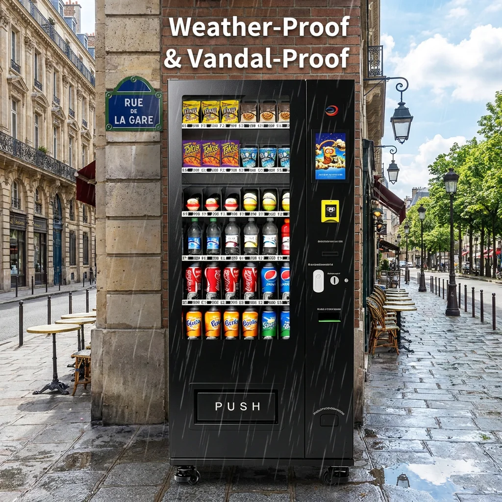 Snacks & Drinks Vending Machine Customizable SDK Keyboard Screen For Cold Drink Snack Retail Commercial Scenarios Custom