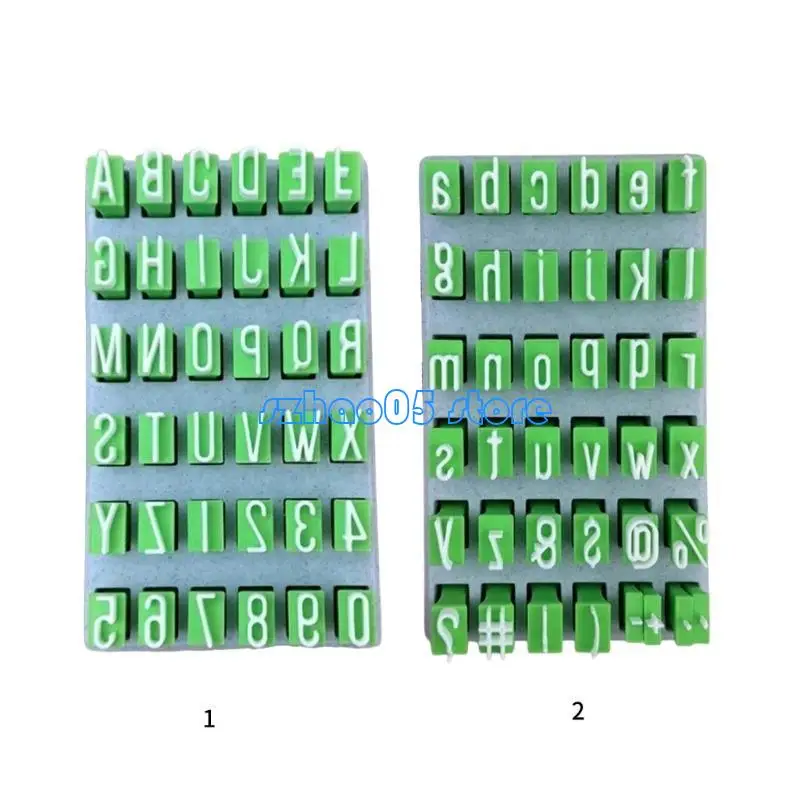 

85LE Professional Polymer Clay Letter Molds for Sculpting Pottery and Creations