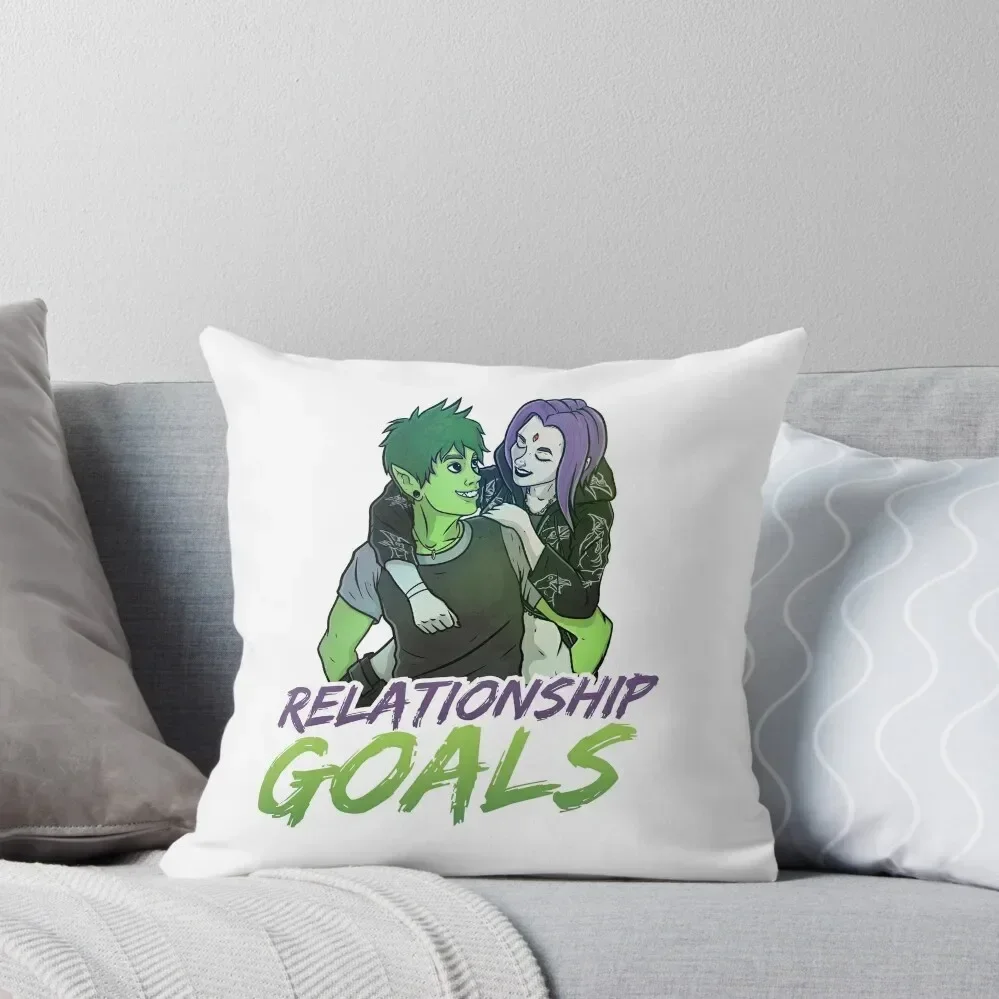 

Beast Boy and Raven - Bbrae Relationship Goals Throw Pillow Pillow Cases Sofa Cover Decorative Sofa Cushion pillow