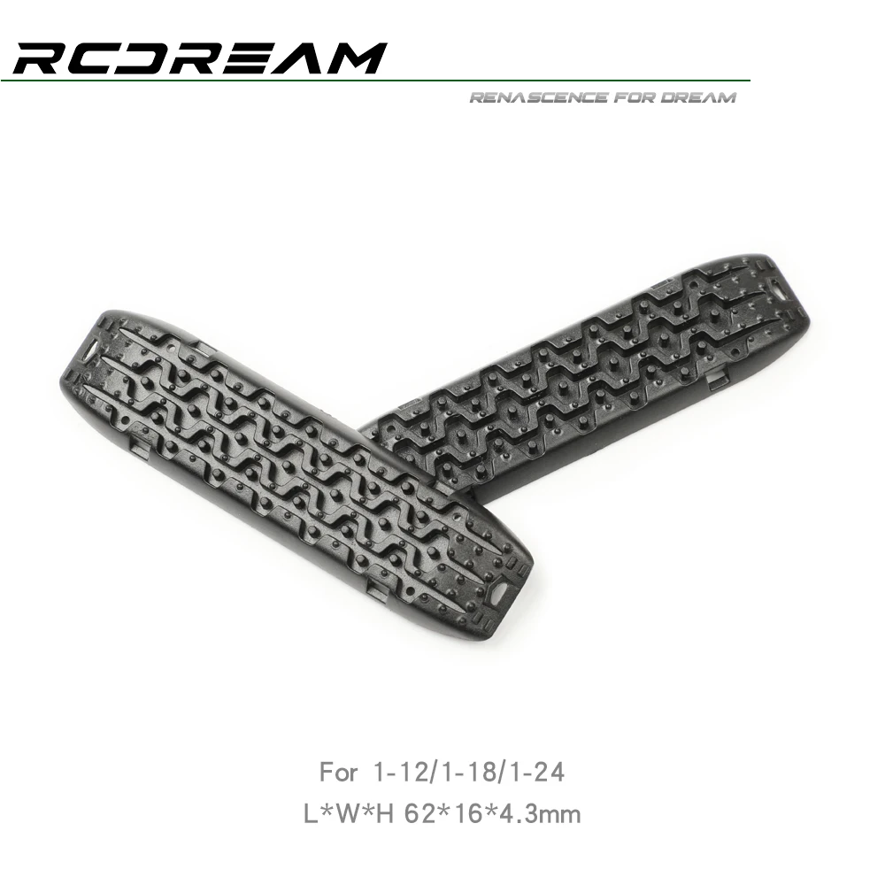 Escape Board Climbing Car Skid Plate For 1/18 1/12 Rc Tracked Vehicle Traxas Trx4m Defender Bronco Wpl D12 Scs24 Escape Board