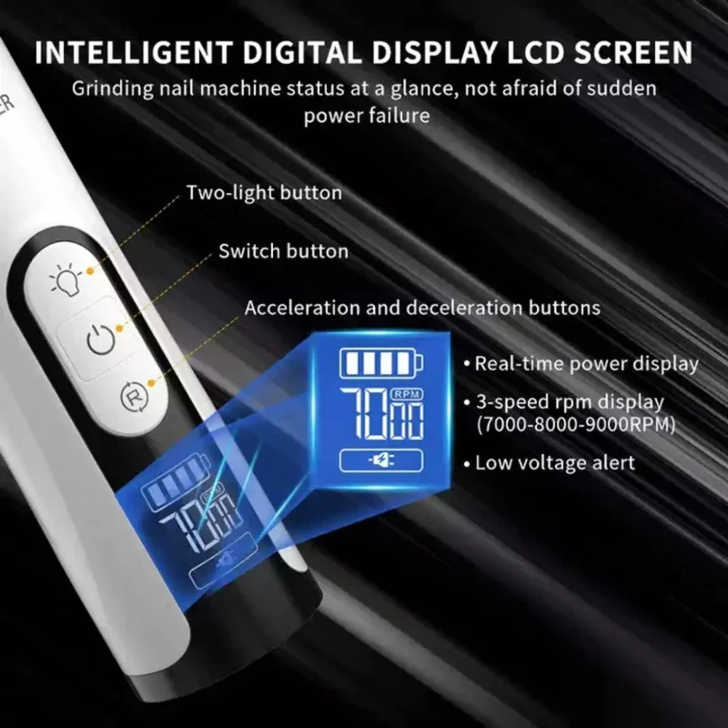 Smerigliatrice per unghie per animali domestici Luce a LED Tagliaunghie per cani e gatti USB ricaricabile Zampe Tagliaunghie Trimmer per toelettatura Forniture per animali domestici