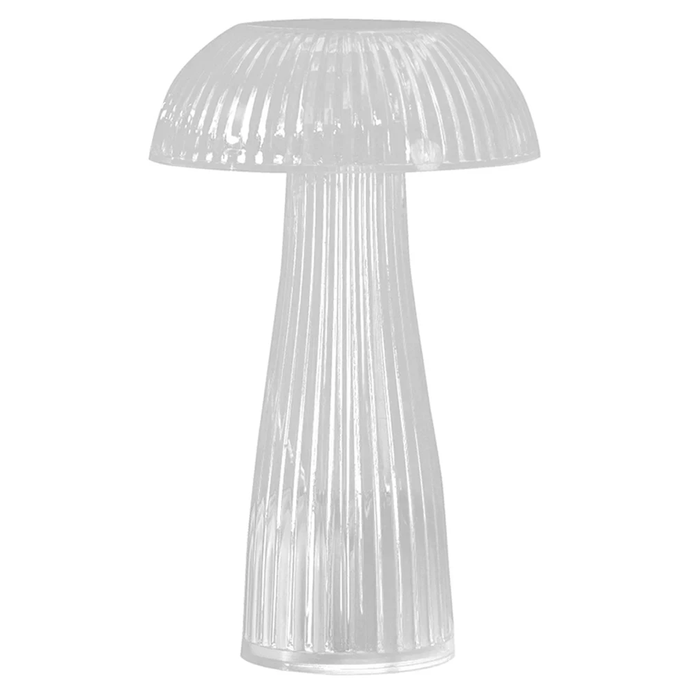 1 Color Night Light Mushroom Table Lamp LED Ambient Night Light For Restaurant Cafe Bar Living Room Bedroom Bedside Decoration