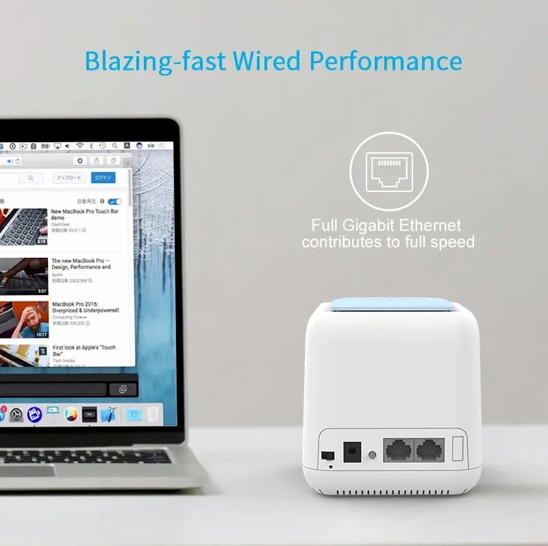 AC1200 dvoupásmový mu-mimo gigabit celý domácí pletivo WIFI frézku s touchlink technologie