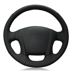 Car Steering Wheel Cover Hand-stitched Artificial Leather For Kia Sportage 2 2004 2005 2006 2007 2008 2009 2010 2011 2012 2013