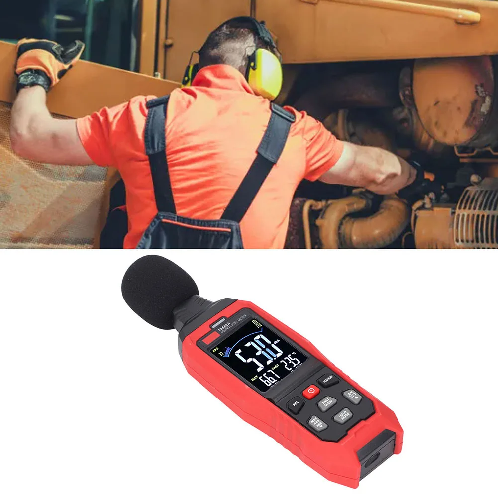 TA652A Sound Level Detection Tool for Factory Floor Monitoring HVAC System Evaluation and Building Acoustics Analysis