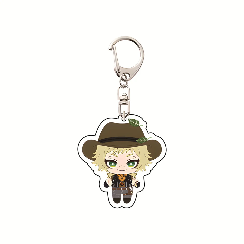 Anime Twisted-Wonderland 6cm Acrylic Keyrings Backpack Decorations Accessories Decor Gifts Exquisite Products Birthday Gifts