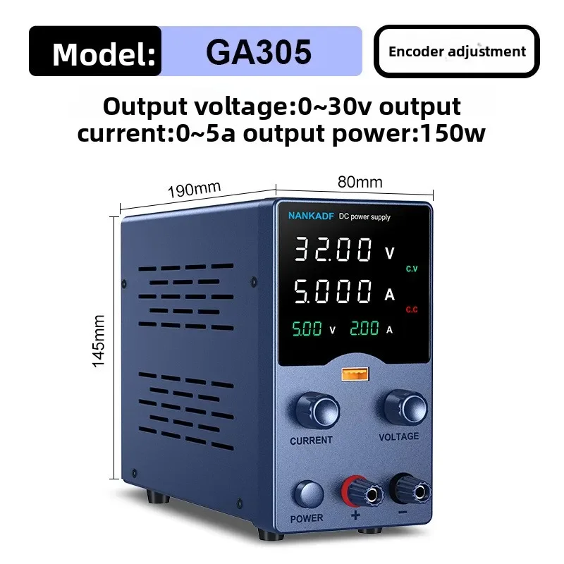 NEW Adjustable Voltage Regulators 30v Notebook Maintenance Battery Charging Power Supply Usb Fast Charging Encoder Adjustment HO