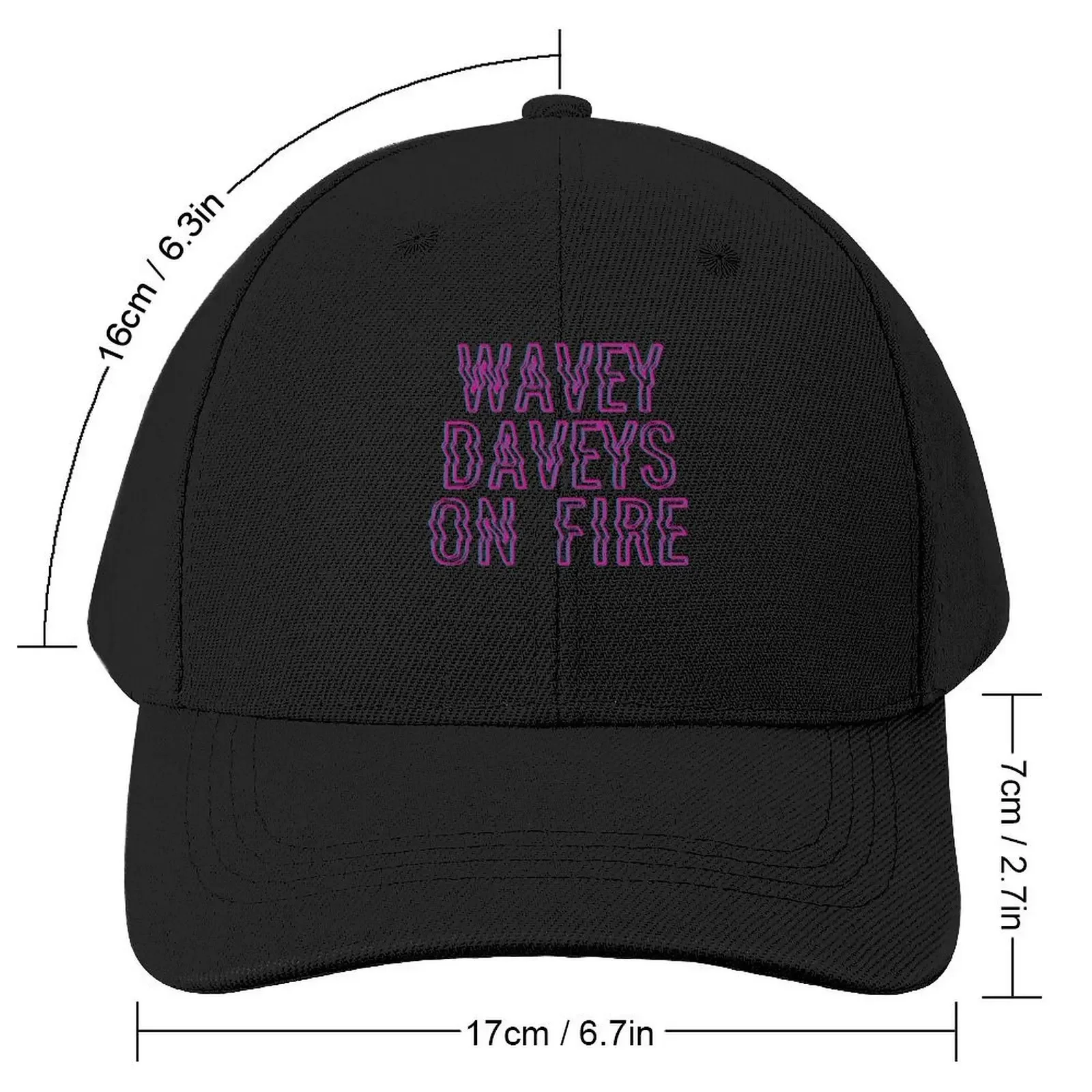 Glass Animals Lyrics Wavey Davey’s On Fire Baseball Cap Kids Hat Sun Cap Hats Man Women's