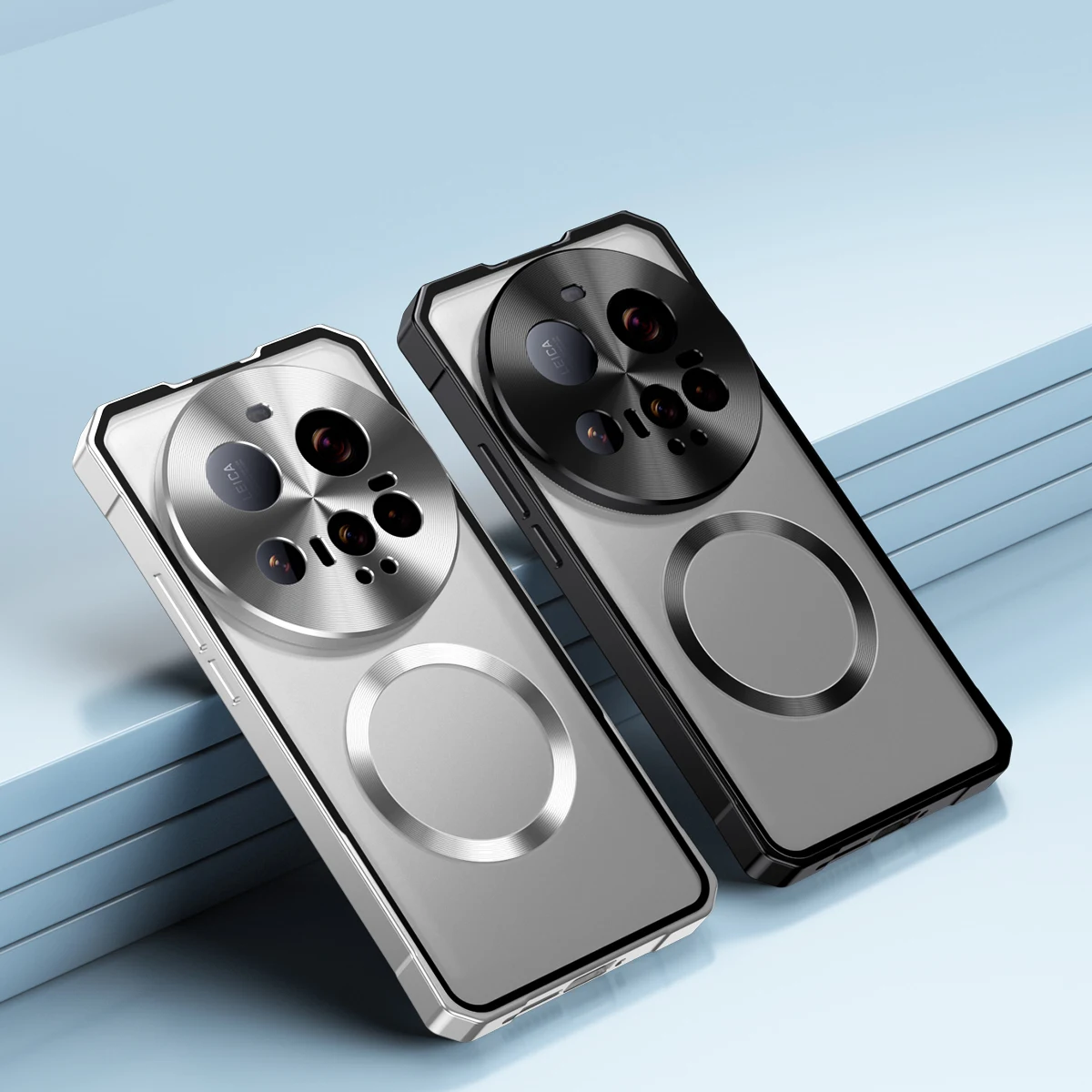 

Чехол для Xiaomi 15 Ultra ELVEV Magnetic Pioneer Series: приятный на ощупь матовый поликарбонат с защитой объектива из сплава, полупрозрачный