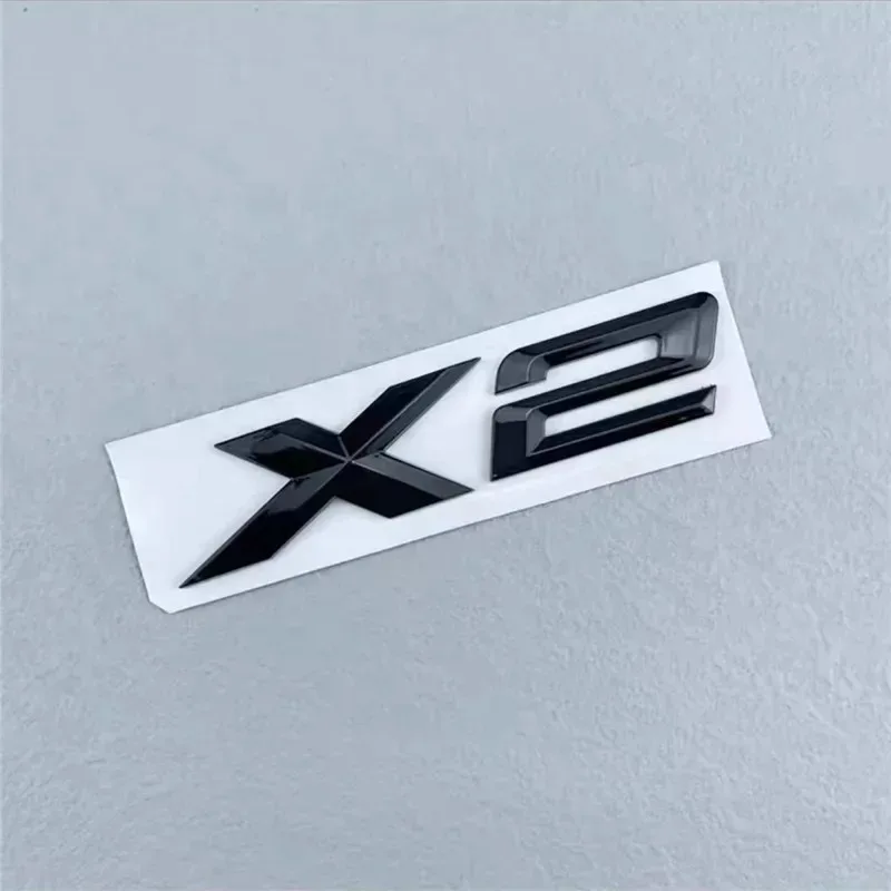 3D ABS Black Chrome Car Rear Trunk Letter Emblem Badge X1 X2 X3 X4 X5 X6 X7 Logo for BMW E70 E53 F15 G05, Styling Stickers Decal view 5