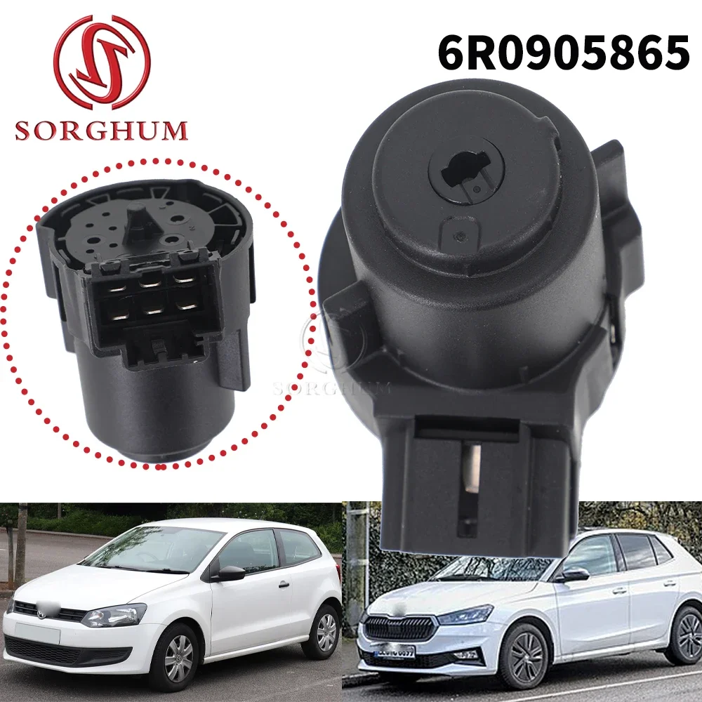 New Ignition Lock Switch Starter 6R0905865 for VW Polo Amarok Transporter 2010-2016 for Skoda Citigo 2012-2016 for Seat Ibiza/ST