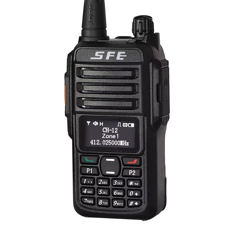 

Handheld Two-way Wireless Portable Walkie Talkie, Professional Small Dmr Wireless Walkie Talkie and Vocoder