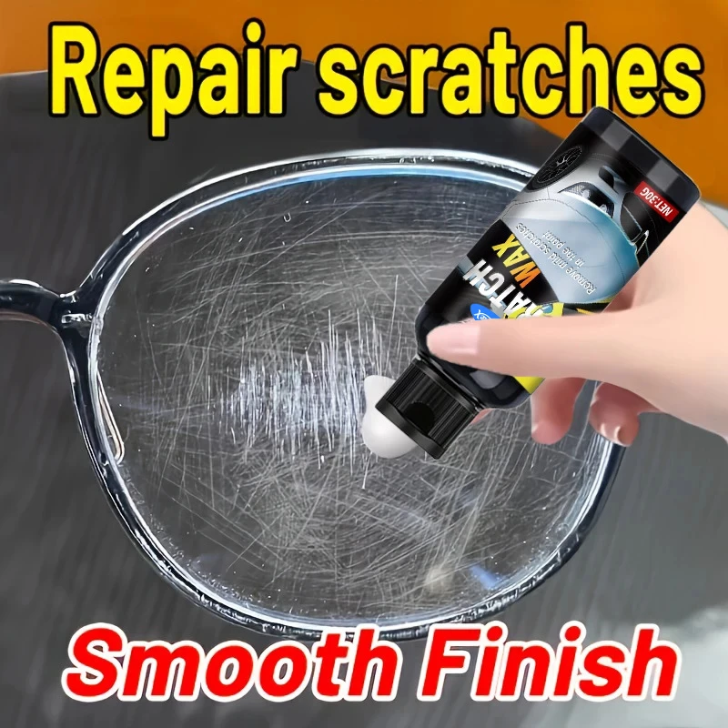 

KineShineX Glass Scratch Repair Kit for Glass, Metal, Ceramics, Plastic, Plexiglass Instantly Restores Scratches