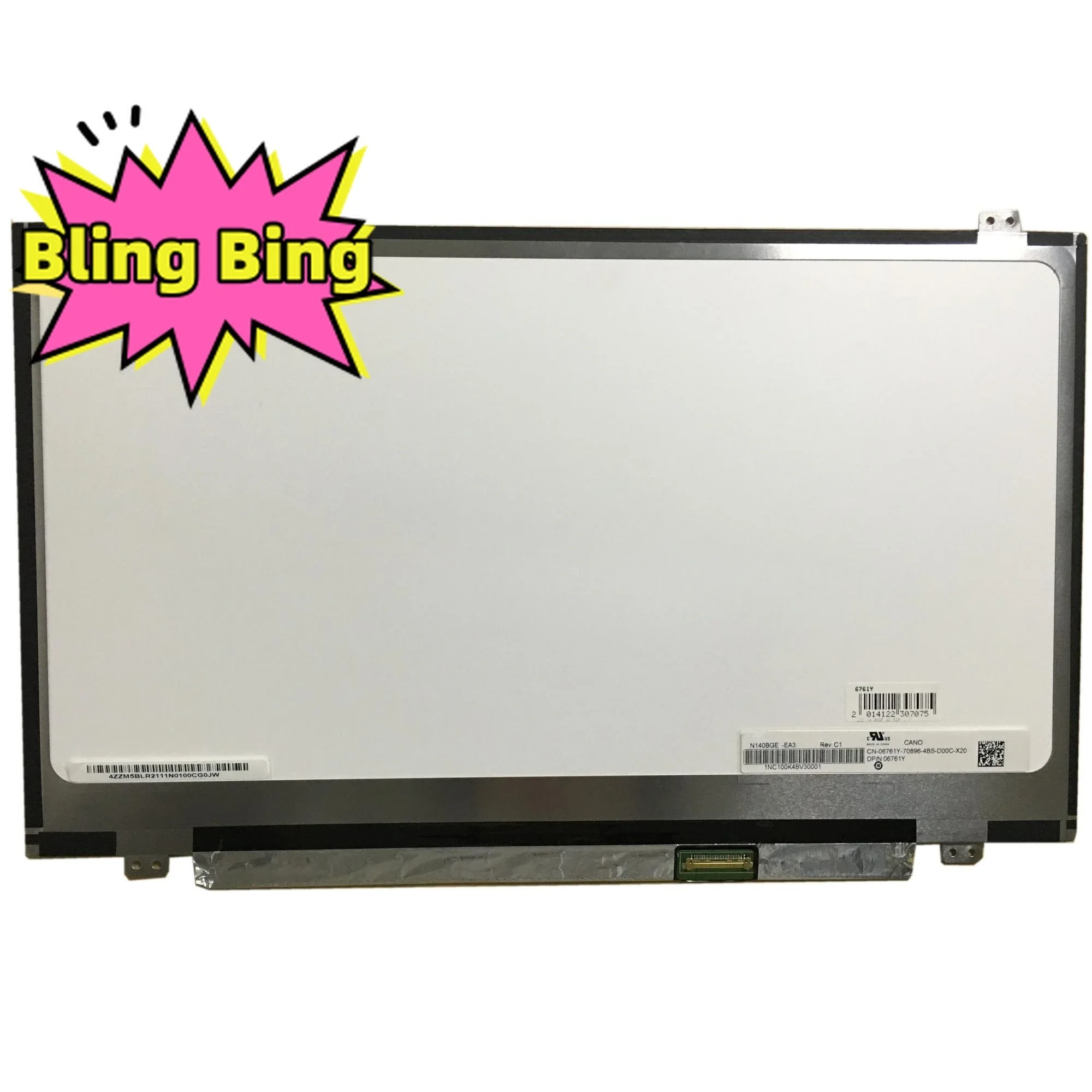 N140BGE-EA3 fit N140BGE-E33 -E43 EB3 N140BGE-EA2 N140BGE-EB2 LP140WH2 TPS1 T1 TH SH eDP 1366×768 30 Pin LCD LED Display SCREE