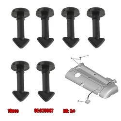 10x For Citroen Picasso Xsara For Peugeot 307 Car Engine Trim Tray Cover Plate Clip Screws Rivet Auto Nylon Fastener Clips