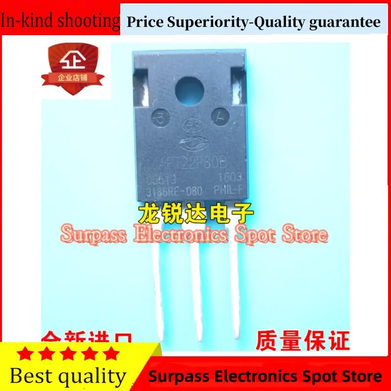 

10PCS-100PCS APT22F80B TO-247 MOS 22A 800V Price Superiority-Quality guarantee
