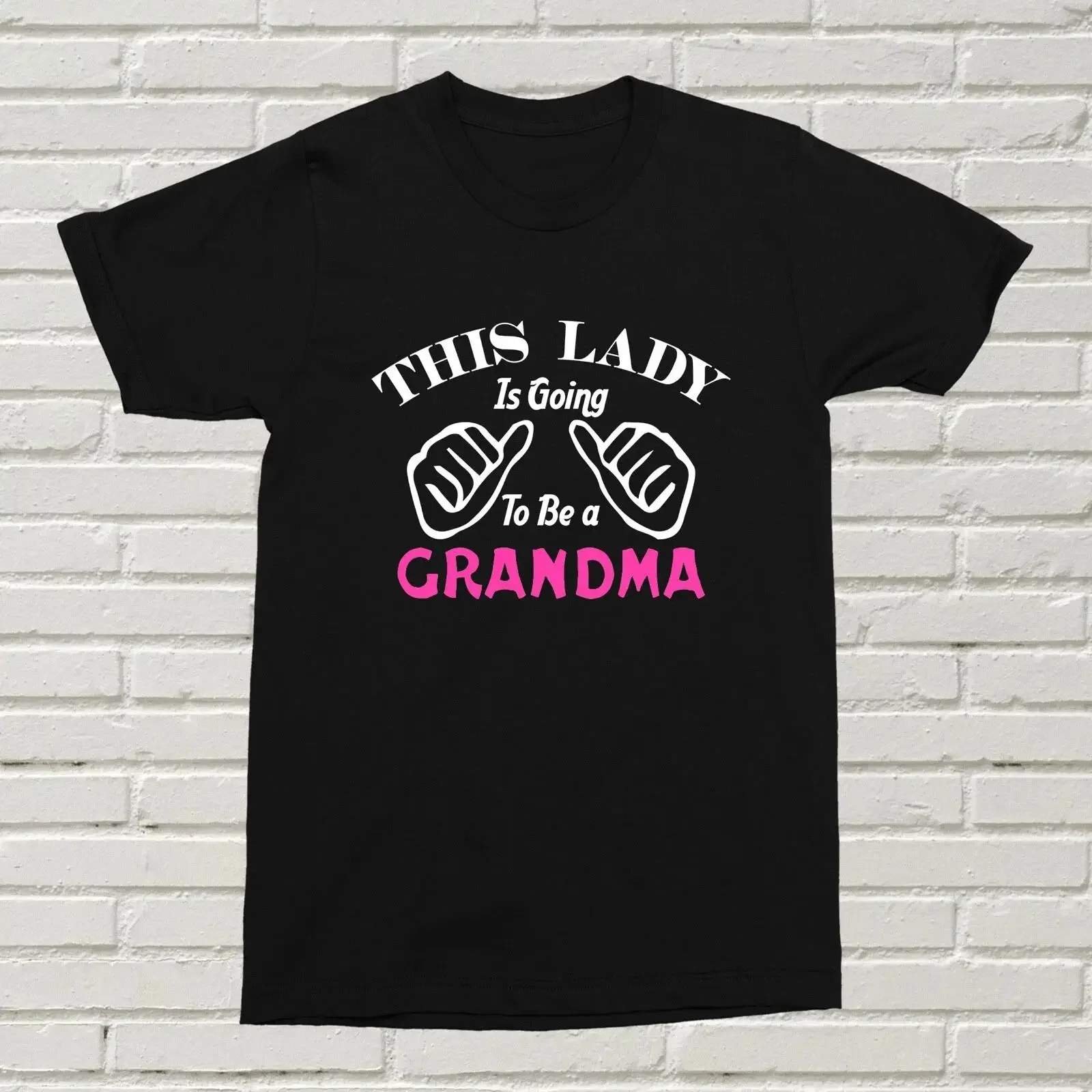 T Shirt This Lady Is Going To Be A Grandma Party Favor Congratulations Baby Image 1 of 4 vintage Washed homme streetwear