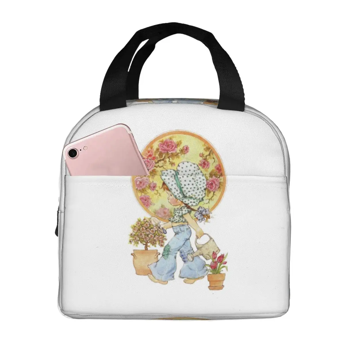 Sarah Kay Swing Girl Lunch Bags Insulated Bento Box Lunch Tote Leakproof Picnic Bags Thermal Bag for Woman Girl Travel