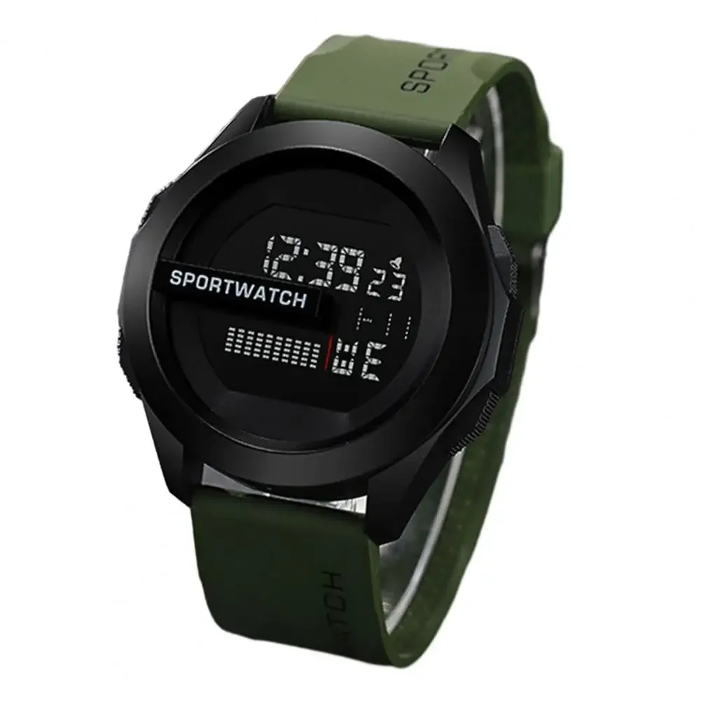 Heren sporthorloges Wekker Multifunctioneel heren LED digitaal horloge Waterdicht Fitness Sport elektronisch horloge voor mannelijke klok