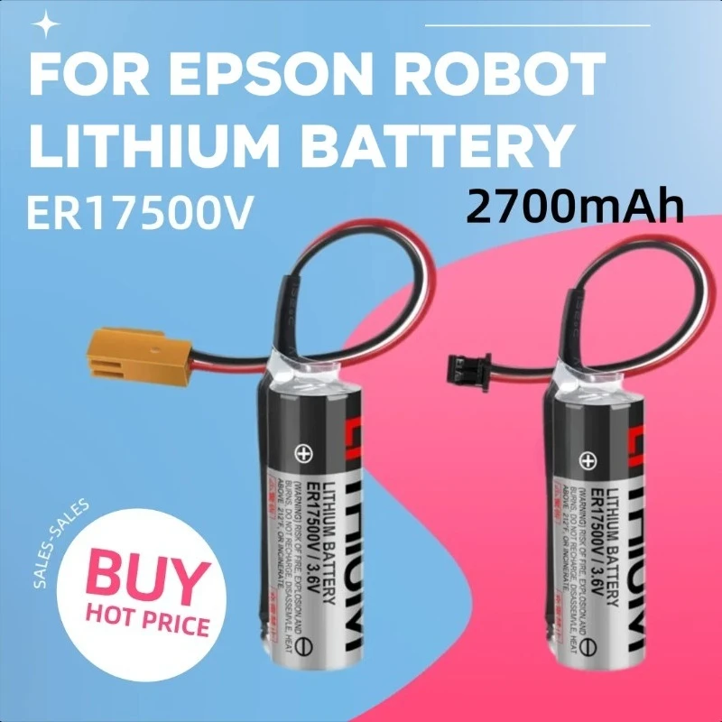 

ER17500V 3.6V 2700mAh Battery for EPSON Robot Lithium Battery
