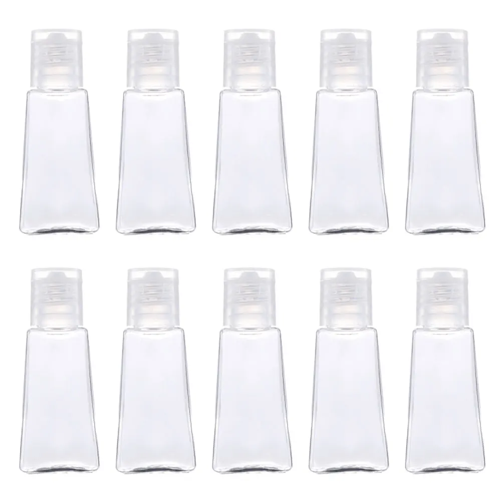 

20 Pcs Bottles Transparent Plastic Containers Refillable Storage Lightweight Plastic Bottles Portable Travel