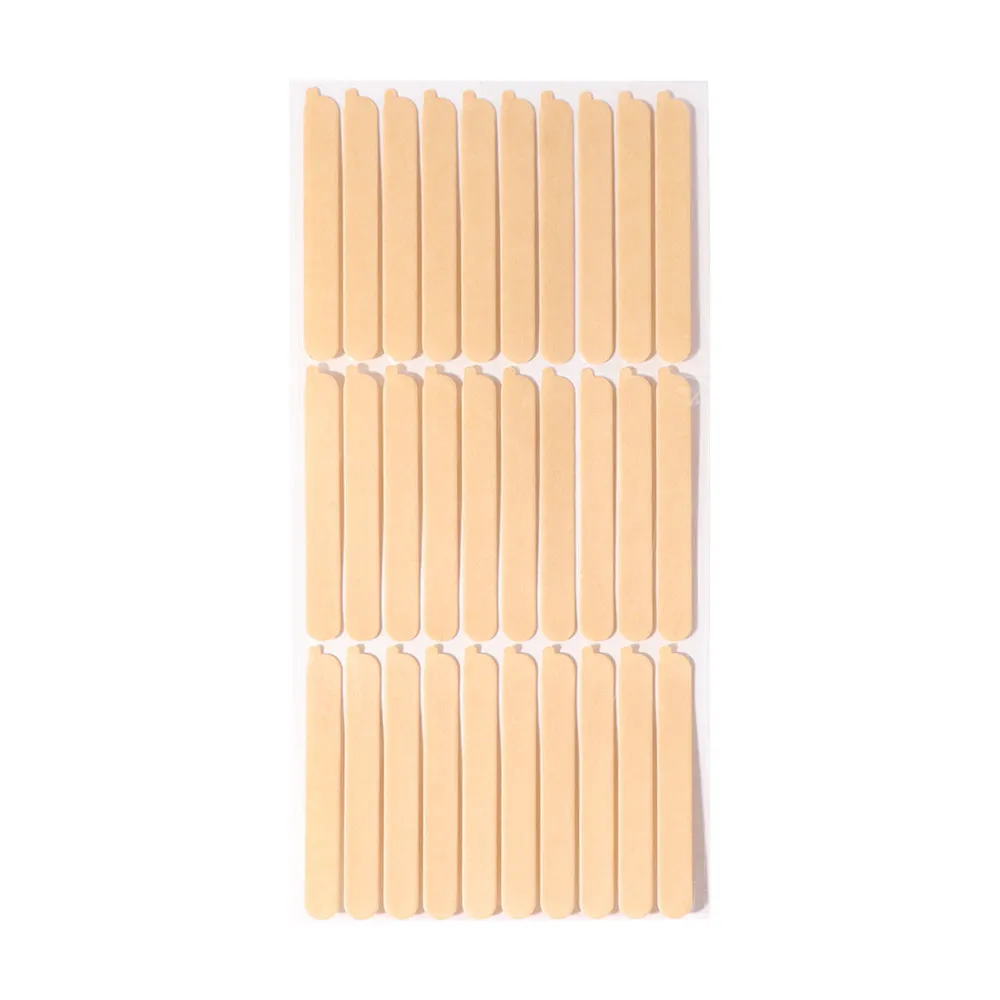 Transparent 3 Folds Nails Storage Box 3 Layer Space Saving Artificial Nail Display Organizer Dust Proof Square