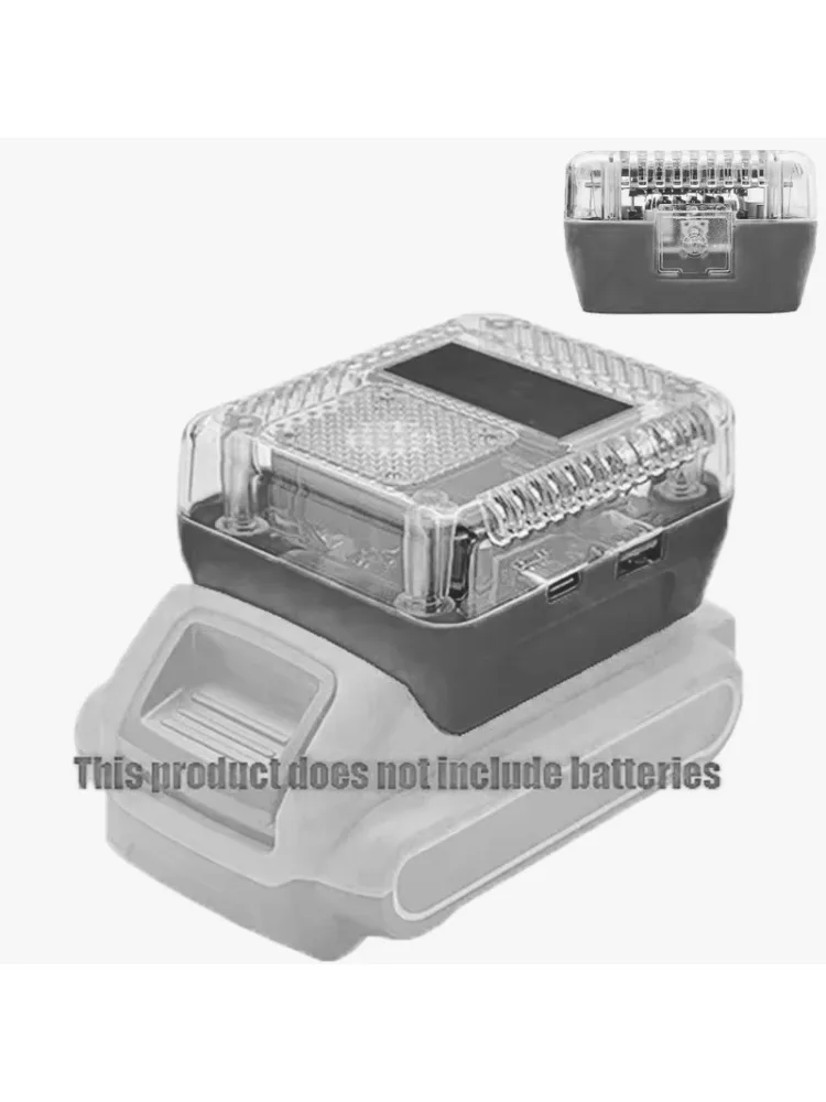 Adapter wyświetlacza cyfrowego Dwukierunkowe ładowanie i rozładowywanie Konwerter ładowarki akumulatora 140W PD3.1 do akumulatora DeWalt 18VLi-Ion — zdjęcie produktu 7