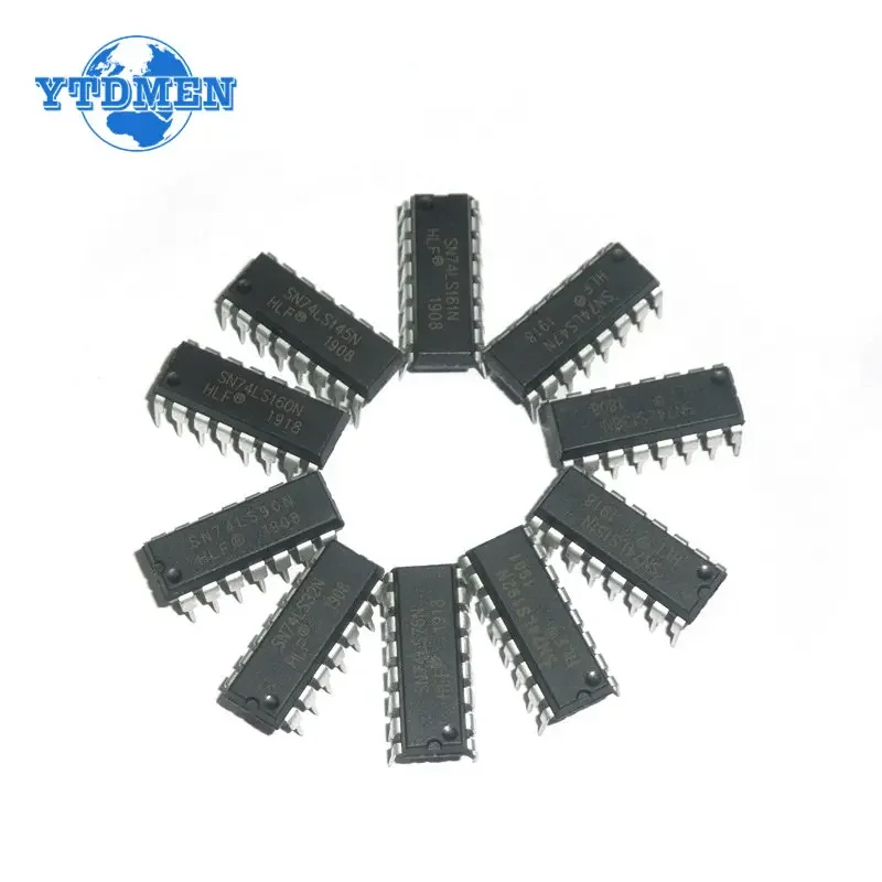 30pcs/box 74HC14 74HC373 74HC595 74HC00 74HC393 74HC573 74HC Series Logic IC Kit Integrated Circuit DIP Register Chip Driver Kit