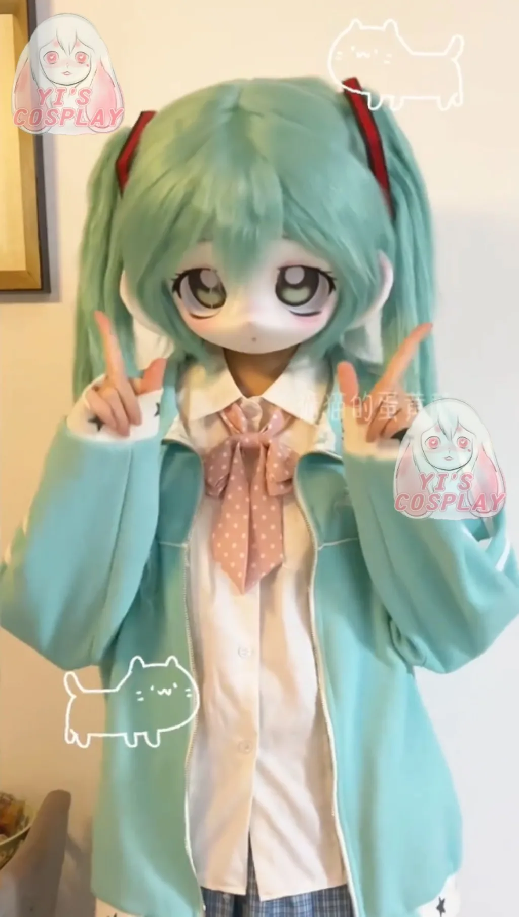 Fursuit رئيس Yis تأثيري اليدوية مخصص فروي رئيس Kigurumi رئيس تأثيري كيمونو سماعات الوحش مخصص Fursuit كيمونو رئيس
