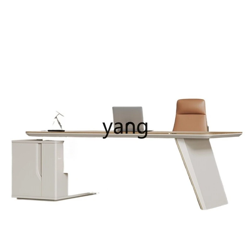 

YJQ supervisor office desk and chair combination simple modern senior feeling general manager desk