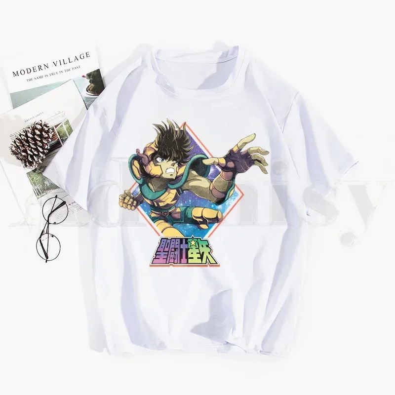 Saint Seiya Pegasus Phoenix Classic Anime Harajuku Short Sleeve Female Tops Tees Harajuku  VintageT Shirts Women's T-shirt