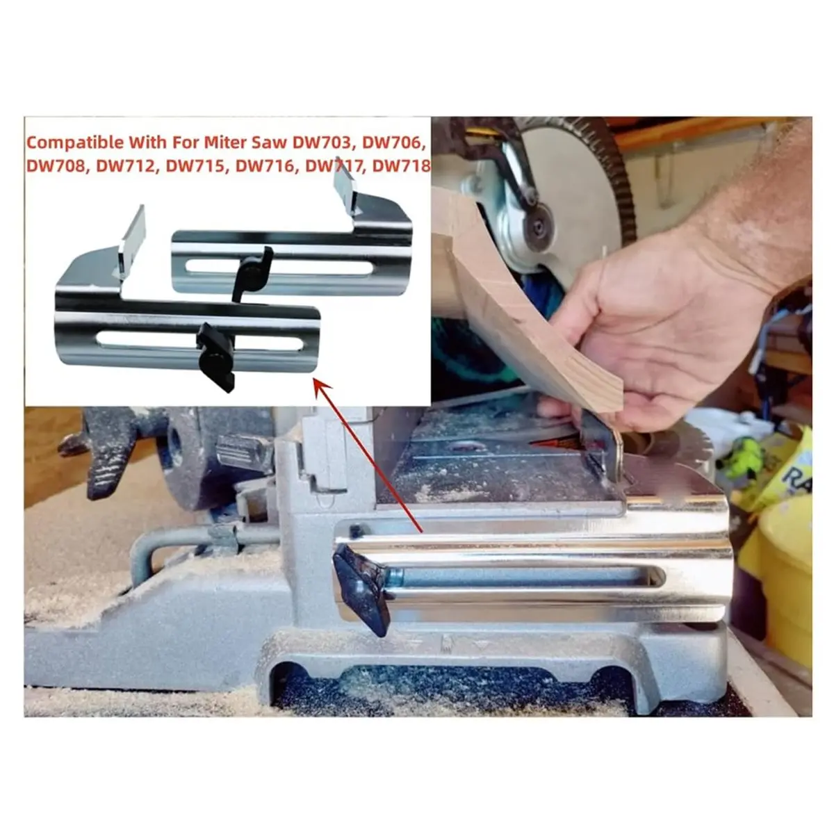 salego Replacement Crown Moulding 2 Stop for Miter Saw DW703, DW706, DW708, DW712, DW715, DW716, DW717, DW718,DWS779,DWS780