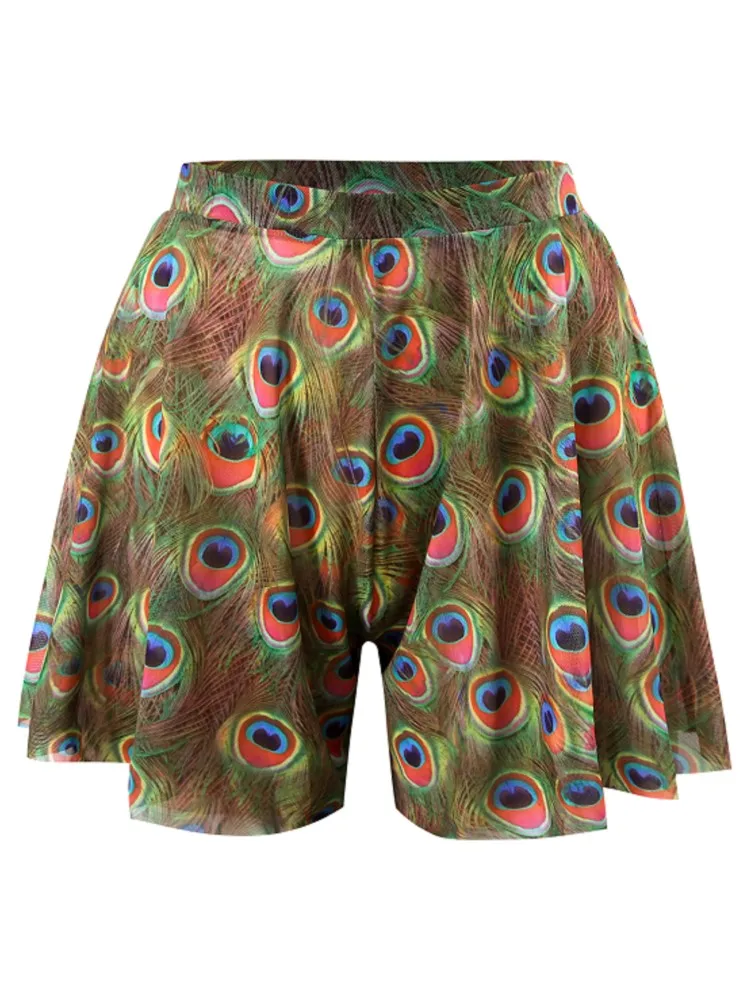 Mesh Women Trim Cover Up Shorts Beach Swimsuit Cover-Ups For Swimwear Beach Shorts 2026 Summer Beachwear Swimwear Sarong Pants