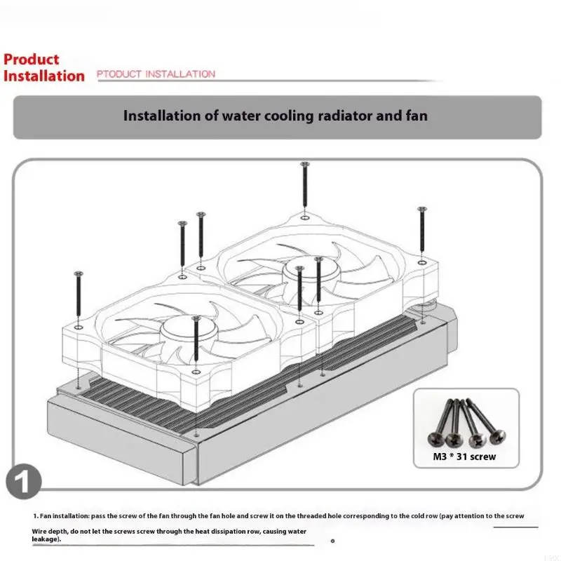 

Lightweight Aluminum PC Liquid Cooling Radiator Heat Dissipation Small Liquid Cooling Aluminum Radiator Accessories D5QC