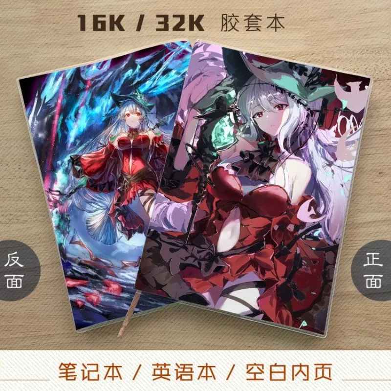 Arknights Skati English Notebook Zhuoxin Skati Anime Notepad Blank Page