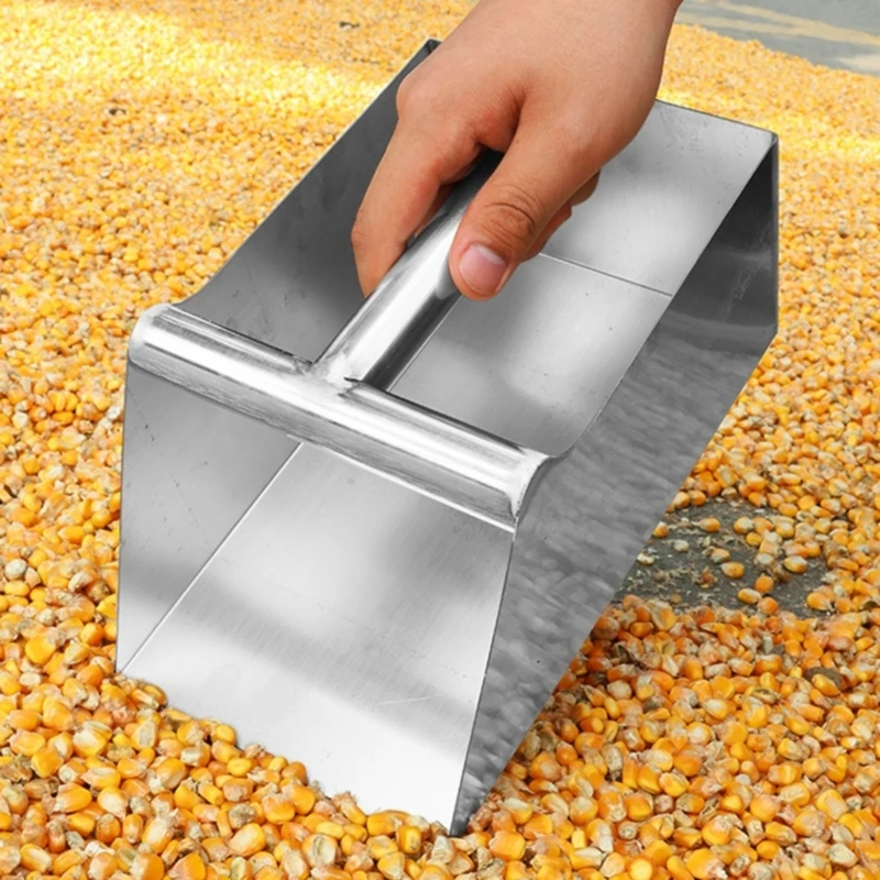 مجارف سميكة من الفولاذ المقاوم للصدأ بسعة 5 كجم للتعامل مع الحفلات والخبز والخلط والتطبيقات التجارية 37JD