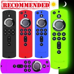 New Suitable for Fire TV Stick 4K TV Stick Remote Silicone Case Protective Cover Skin Firestick Remote Cover Glow in the Dark