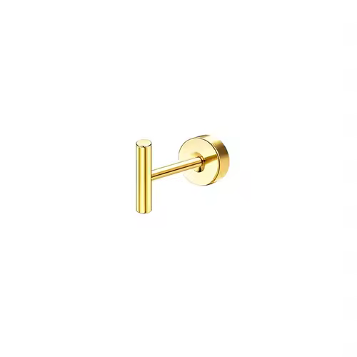 Bobisty 1pc Earrings Surgical Stainless Steel Earrings for Women Dainty Flat Back Earring Stud Hoop Cartilage for Sensitive Ears - Image 10