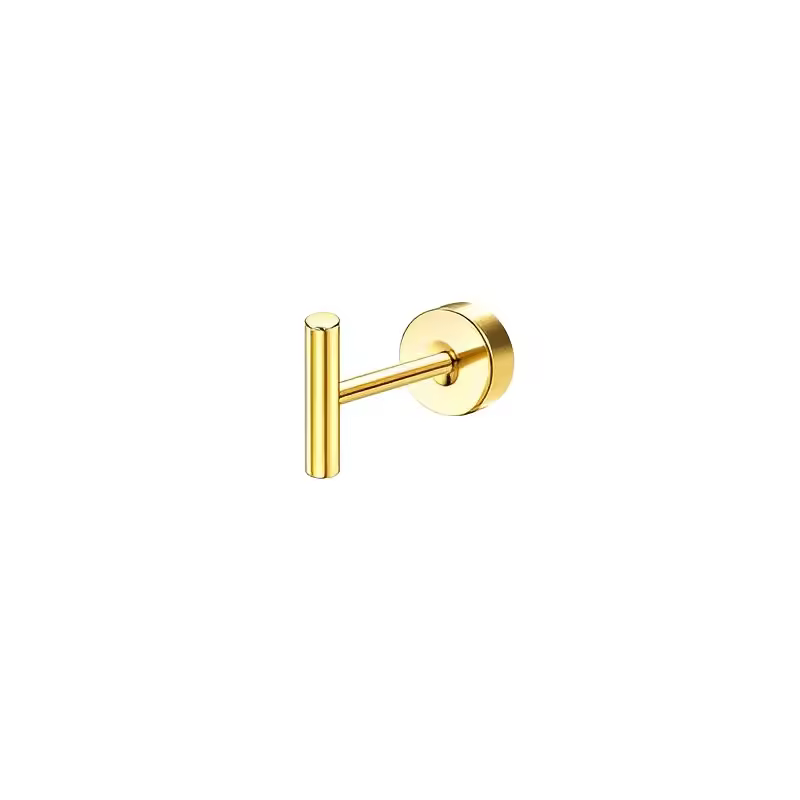 Bobisty 1pc Earrings Surgical Stainless Steel Earrings for Women Dainty Flat Back Earring Stud Hoop Cartilage for Sensitive Ears - Image 10