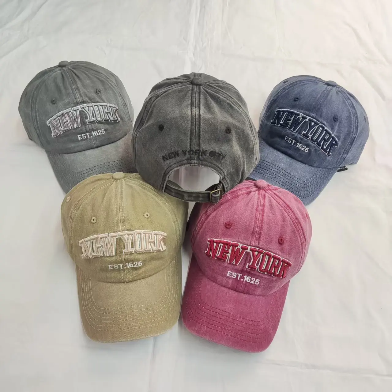 نيويورك 1625 أزياء التطريز قبعة بيسبول للبالغين عارضة في الهواء الطلق قبعة الشمس الهيب هوب الرياضة المياه Snapback قبعة