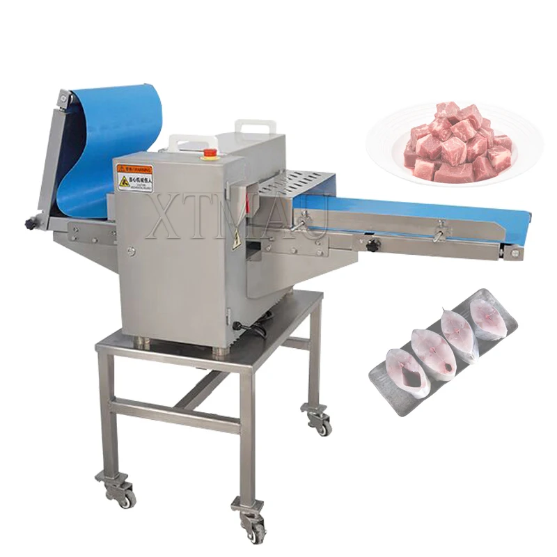 Мясорезка из нержавеющей стали, коммерческая машина для резки мяса, многофункциональная большая машина для обработки мяса для столовых приборов Restauran