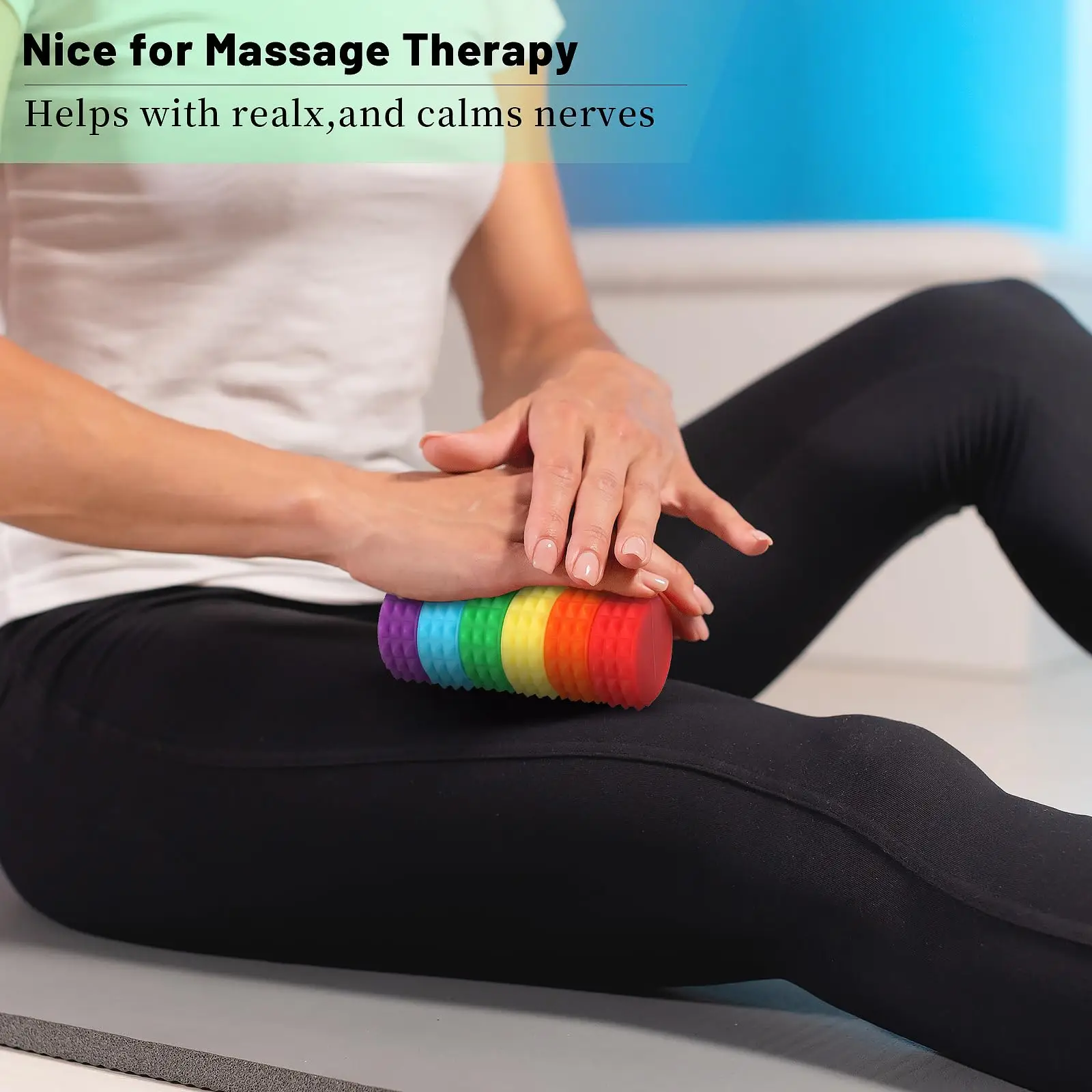 シリコンマグネットボール、自閉症ADHD大人子供向けの痛み刺激フィジェット感覚玩具、抗ストレスハンドヘルドローラー、旅行教室用