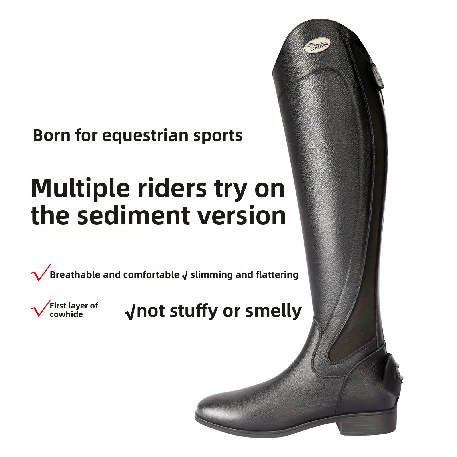 Equestrian Boots Riding Boots Riding Shoes High Riding Boots Equestrian Supplies Factory