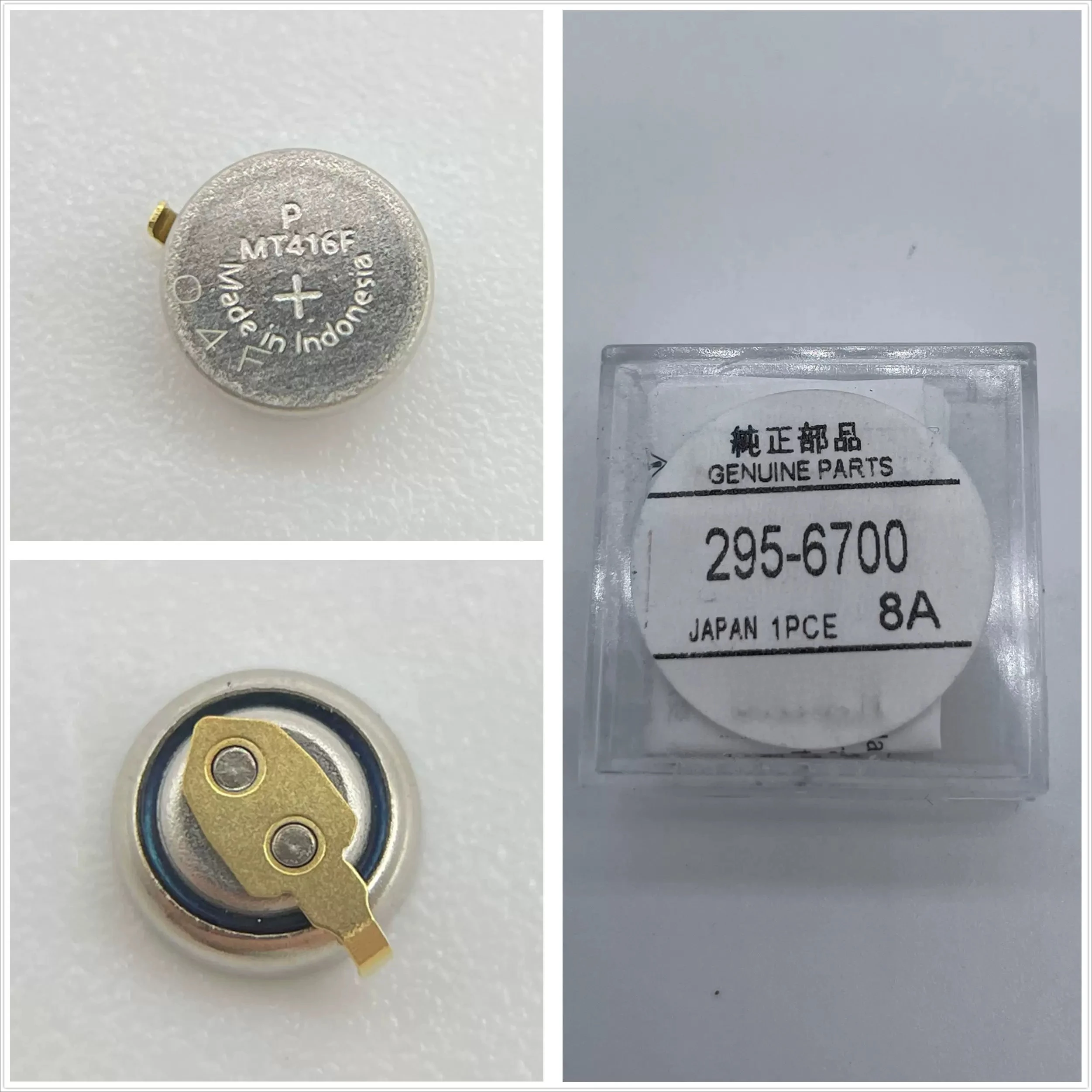 ，。for Panasonic MT416F light kinetic energy watch special rechargeable battery 295-6700，。