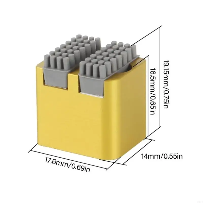 C90F Double Brush Volmet Playder مع مقاومة الحرارة لإزالة فعالة