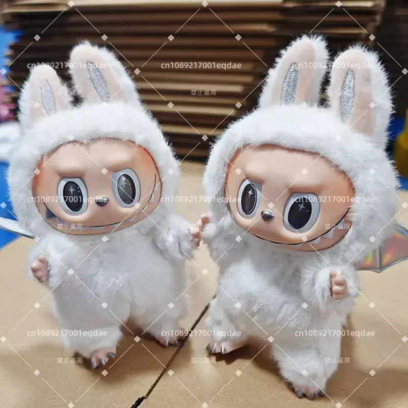 Hot New Arrival Monster Labubu Series Zimomo Angel Creative Change Doll Diy Figure Vinyl Pendant Doll Toy Replica Toy Xmas Gifts