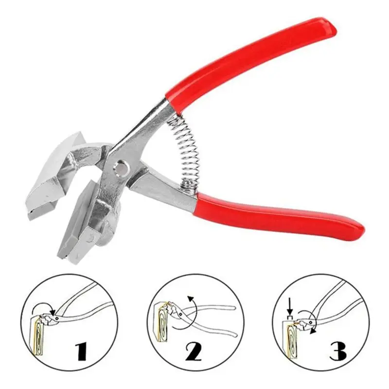 Y42A-Canvas Stretching Pliers Spring Handle Stretcher Bars Framing Tool 12CM Width Red Shank Oil Painting Tool