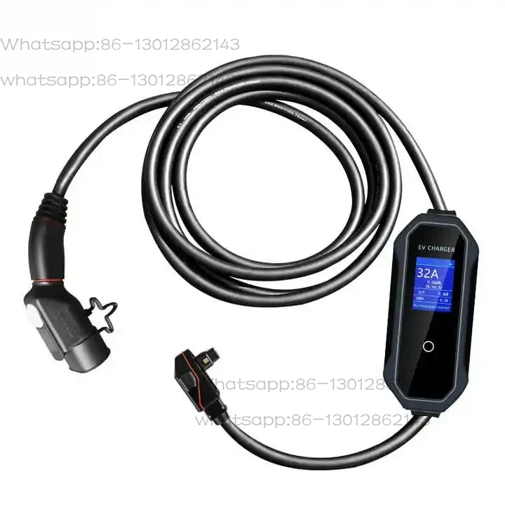 Electric vehicle fast charger for new energy vehicles, type 1 to type 2 charging station adapter for fast charging