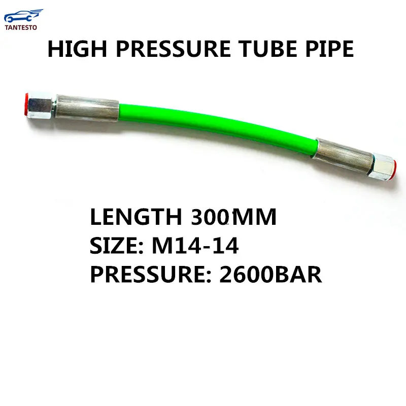 1PCS 300mm High Pressure Diesel Common Rail plunger injector test Tube Pipe 2600bar M14-14