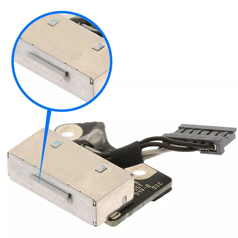 Conector de base de carga hembra, Cable flexible para MacBook Pro Retina A1398 (2012/2015)